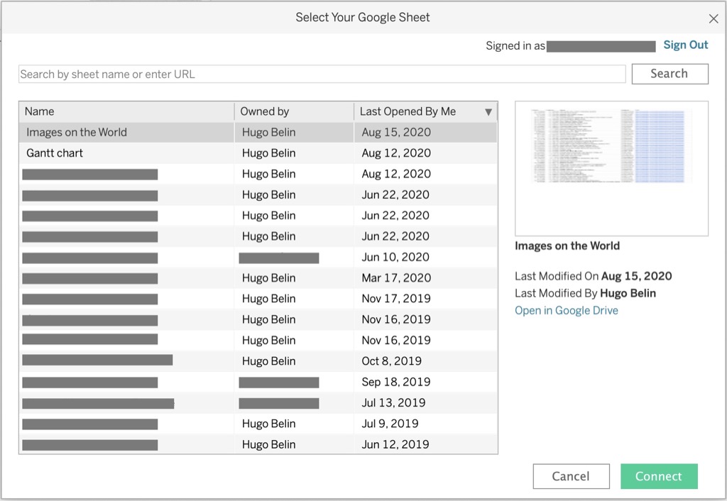 Conectándonos a Google Sheets