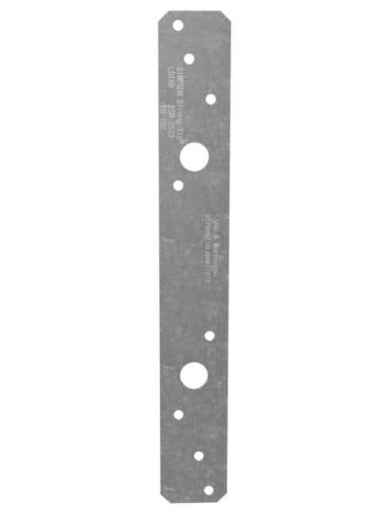 Galvanized strap