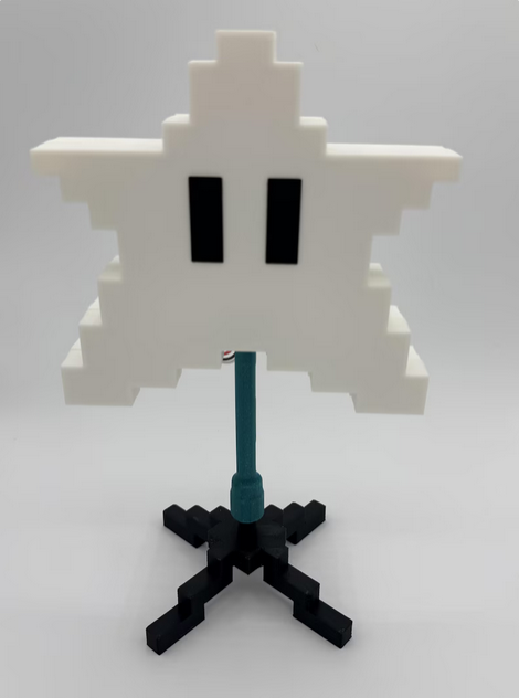 Pixel Star Lamp — a glowing 8-bit desk companion